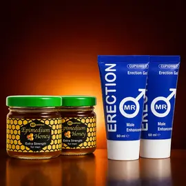 2 x Epimedium Honey 40 г + 2 x Mr. Erection Gel 60 мл