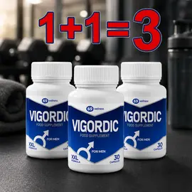 1+1=3! Vigordic капсули за уголемяване на пениса - 3x30 капсулиснимка 2