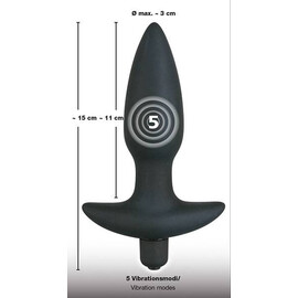 Вибриращ бът блъг Medium 15смснимка 5