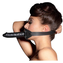 Кожен колан за глава с дилдо Zado  Аксесоари