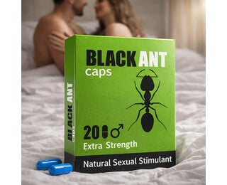 Черна Мравка BLACK ANT 20бр супер силни капсули за ерекция