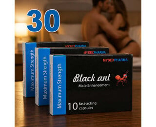 Черна Мравка BLACK ANT 3 x 10бр Капсули за ерекция