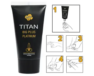 2 x Titan gel - Титан гел платинум за уголемяване на пенисаснимка 5