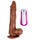 Вибриращо дилдо JAMES DEEN Vibrating Dildo Brown 21,5см Вибриращи дилда Вибриращо дилдо JAMES DEEN Vibrating Dildo Brown 21,5см Вибриращи дилда