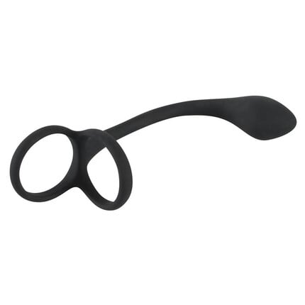 Пенис ринг с бът плъг Cock & ball ring with butt plugснимка 2