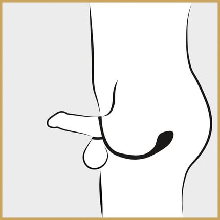 Пенис ринг с бът плъг Cock & ball ring with butt plugснимка 7