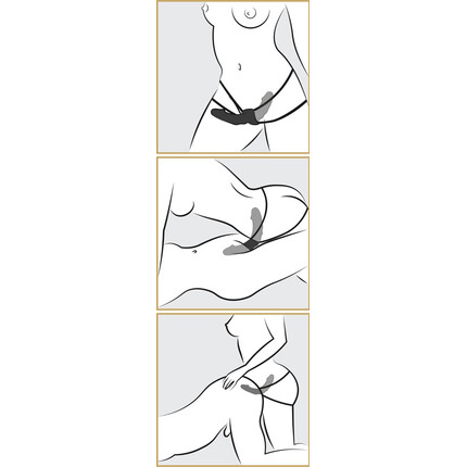 Двоен Страп-он Double Delight Strap-On-Vibratorснимка 4