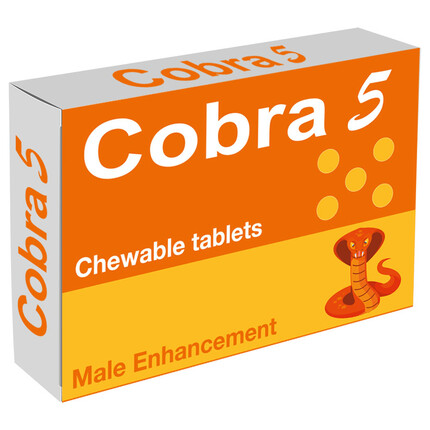 Кобра 5 - Cobra 5 дъвчащи таблетки за ерекция 5брснимка 3