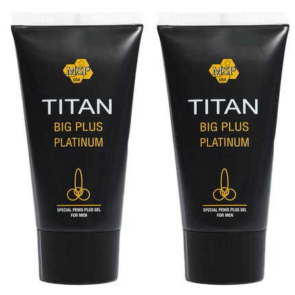 2 x Titan gel - Титан гел платинум за уголемяване на пенисаснимка 2
