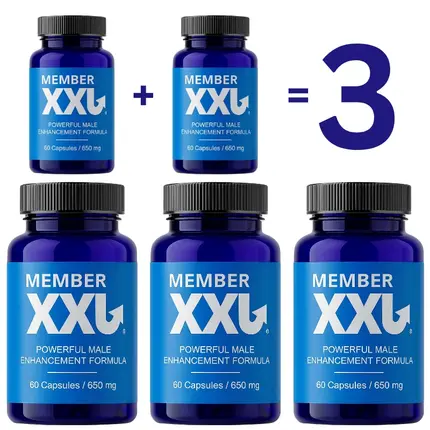 1+1=3 MEMBER XXL капсули за уголемяване на пениса