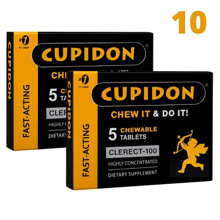 2 кутии Cupidon 10 бързодействащи дъвчащи таблетки за ерекцияснимка 2