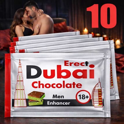 Dubai Chocolate Tечен Дубайски Шоколад за по-силни ерекции и повишено либидо 10 сашета