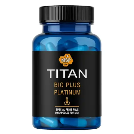 Titan Pills за Уголемяване на пениса и засилване на ерекцията 60 капсулиснимка 4