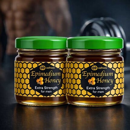 2 x Възбуждащ мед Епимедиум за мъже, Epimedium Honey for men - 2x40гр.