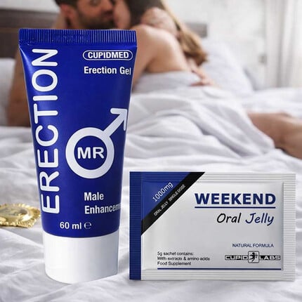 Mr. Erection гел за по-силна ерекция + Подарък WEEKEND желе за ерекция