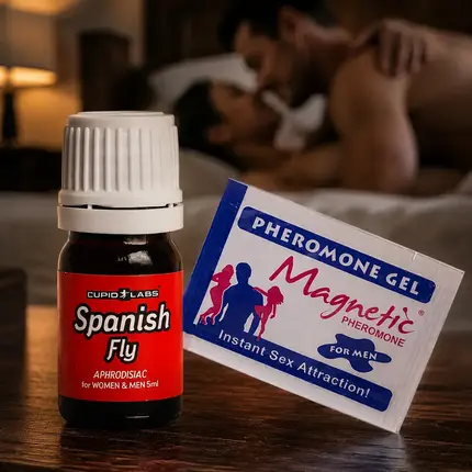 Испанска муха и Феромонен гел за тяло Passion kit