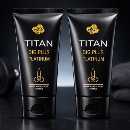 2 x Titan gel - Титан гел платинум за уголемяване на пениса