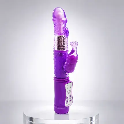 Hi-tech вибратор Purple Revenous Petite Bunny + Подарък Възбуждащ гелснимка 2