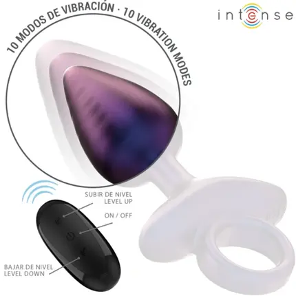 INTENSE - MICHAEL VIBRATING ANAL PLUG MODEL 2 дистанционно управление