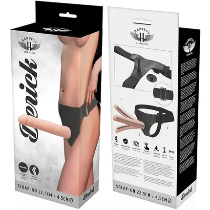 HARNESS ATTRACTION - DERICK гъвкав телесен 22.5 см диаметър 4.5 смснимка 5