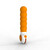 Оребрен вибратор G-spot Odeco Orange + подаръкснимка 2