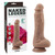 Дилдо с тестиси Digger Brown  Класически дилда