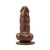 Вибриращо дилдо JUMBO JACK Vibrating Dildo Brown 15см  Вибриращи дилда