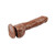 Вибриращо дилдо JEFF STRYKER Vibrating Dildo Brown 22,8см  Вибриращи дилда