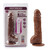 Вибриращо дилдо JEFF STRYKER Vibrating Dildo Brown 22,8см  Вибриращи дилда