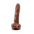Вибриращо дилдо JAMES DEEN Vibrating Dildo Brown 21,5см  Вибриращи дилда