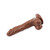 Вибриращо дилдо JAMES DEEN Vibrating Dildo Brown 21,5см  Вибриращи дилда