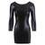 Wetlook Dress black S  Парти и мини рокли