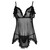 Нощничка с прашки Babydoll and String  Рокли и нощници Leg Avenue Нощничка с прашки Babydoll and String  Рокли и нощници Leg Avenue
