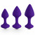 Сет от 3бр анални разширители Feelztoys Bibi Butt Plug Set 3pcs purple  Анални разширители