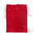 Сатенен плик за съхранение на играчки в червен цвят 26x20cm  Аксесоари за жени