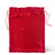 Сатенен плик за съхранение на играчки в червен цвят 26x22cm  Аксесоари за жени