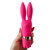 Вибратор Rechargeable Rabbit Vibe - розов  Двойни вибратори