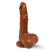 Реалистично дилдо с вибрация - кафяв цвят  Вибриращи дилда Реалистично дилдо с вибрация - кафяв цвят  Вибриращи дилда