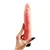Реалистичен голям вибратор Massager Dildo + подарък Оргазъм гел и Лубрикантснимка 2