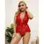 SUBBLIME - 953973 секси боди с къдри + колан червен S/Mснимка 3