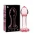NEBULA SERIES BY IBIZA - MODEL 2 ANAL PLUG боросиликатно стъкло розов 11 см -O- 3.5 см