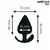 ADDICTED TOYS - ANAL PLUG силиконов SIZE XL 9.5 смснимка 2