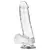 X RAY - Прозрачен COCK с BALLS 18.5 см -O- 3.8 смснимка 3