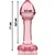 NEBULA SERIES BY IBIZA - MODEL 2 ANAL PLUG боросиликатно стъкло розов 11 см -O- 3.5 смснимка 3
