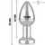 INTENSE - VIBRATING метален ANAL PLUG с LED LIGHTS и дистанционно управление - SIZE Sснимка 3