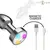 INTENSE - VIBRATING метален ANAL PLUG с LED LIGHTS и дистанционно управление - SIZE Sснимка 4