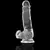 X RAY - Прозрачен COCK с BALLS 18.5 см -O- 3.8 смснимка 5