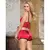 SUBBLIME - 953898 SILK и дантела NIGHTGOWN + бикини червен S/Mснимка 5