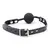OHMAMA FETISH - Силиконов BALL гег с LEATHER BELT (PADLOCK включен)