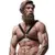 FETISH SUBMISSIVE ATTITUDE - MENS CROSS CHEST ECO-LEATHER харнесснимка 4